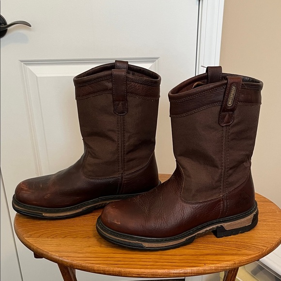 Rocky Men’s Rugged Leather Boots Waterproof Size US 11.5 M main image 8